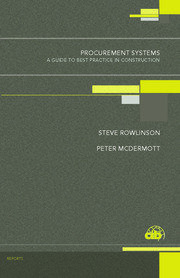 Procurement Systems: A Guide to Best Practice in Construction book cover