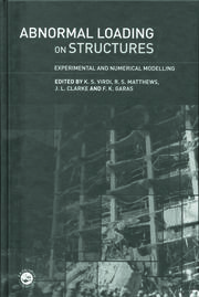Abnormal Loading on Structures: Experimental and Numerical Modelling book cover