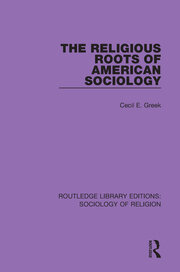 The Religious Roots of American Sociology book cover