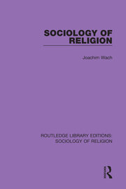Sociology of Religion book cover