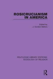 Rosicrucianism in America book cover