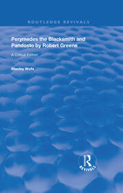 Perymedes the Blacksmith and Pandosto by Robert Greene: A Critical Edition book cover
