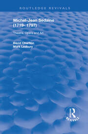 Michel-Jean Sedaine (1719-1797): Theatre, Opera and Art book cover