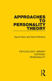 Approaches to Personality Theory book cover