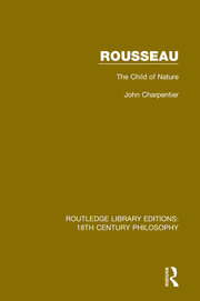 Rousseau: The Child of Nature book cover