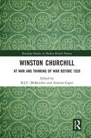 Winston Churchill: At War and Thinking of War before 1939 book cover