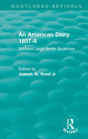 An American Diary 1857-8: Barbara Leigh Smith Bodichon book cover