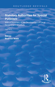 Statutory Authorities for Special Purposes: With a Summary of the Development of Local Government Structure book cover