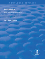 Accountics, Part III: January 1900 to August 1900 book cover
