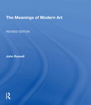 Meanings Of Modern Art, Revised book cover