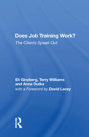 Does Job Training Work?: The Clients Speak Out book cover