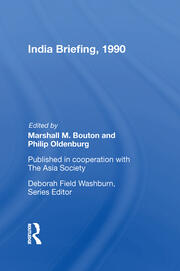 India Briefing, 1990 book cover