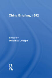China Briefing, 1992 book cover