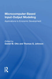 Microcomputer Based Input-output Modeling: Applicatons To Economic Development book cover