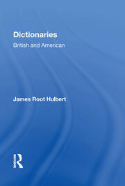 Dictionaries British book cover