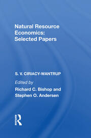 Natural Resource Economics: Selected Papers book cover