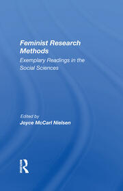 Feminist Research Methods: Exemplary Readings In The Social Sciences book cover