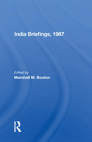 India Briefing, 1987 book cover