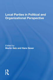 Local Parties In Political And Organizational Perspective book cover