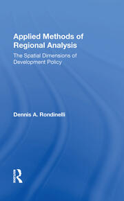 Applied Methods Of Regional Analysis: The Spatial Dimensions Of Development Policy book cover