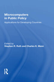 Microcomputers In Public Policy: Applications For Developing Countries book cover