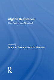 Afghan Resistance: The Politics Of Surivival book cover
