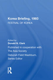 Korea Briefing, 1993: Festival Of Korea Edition book cover