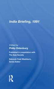 India Briefing, 1991 book cover