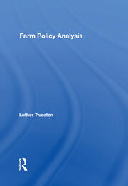 Farm Policy Analysis book cover