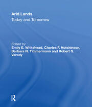 Arid Lands: Today And Tomorrow book cover