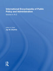 International Encyclopedia of Public Policy and Administration Volume 4 book cover