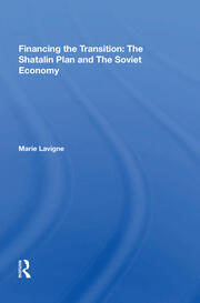Financing The Transition In The Ussr: The Shatalin Plan And The Soviet Union book cover