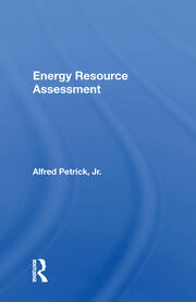 Energy Resource Assessment book cover