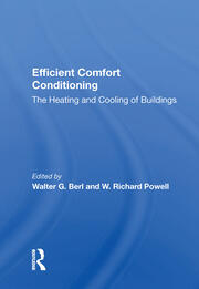 Efficient Comfort Conditioning: The Heating And Cooling Of Buildings book cover