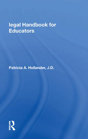 Legal Handbook For Educators book cover