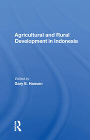 Agricultural And Rural Development In Indonesia book cover