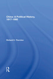 China: A Political History, 1917-1980 book cover