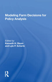 Modeling Farm Decisions For Policy Analysis book cover