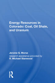 Energy Resources In Colo book cover