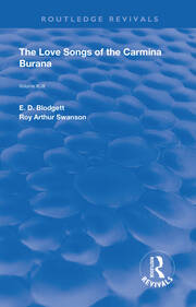 The Love Songs of the Carmina Burana book cover
