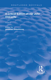 A Critical Edition of I SIr John Oldcastle book cover
