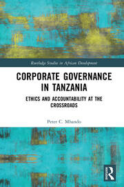 Corporate Governance in Tanzania: Ethics and Accountability at the Crossroads book cover