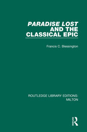 Paradise Lost and the Classical Epic book cover
