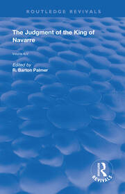 The Judgment of the King of Navarre book cover