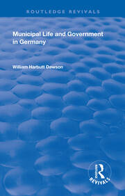 Municipal Life and Government in Germany book cover
