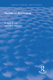 Paciolo on Accounting book cover