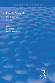 Plato's Republic (Vol 2): The Greek Text book cover