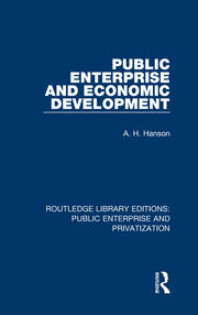 Public Enterprise and Economic Development book cover