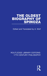 The Oldest Biography of Spinoza book cover