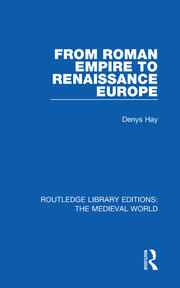 From Roman Empire to Renaissance Europe book cover